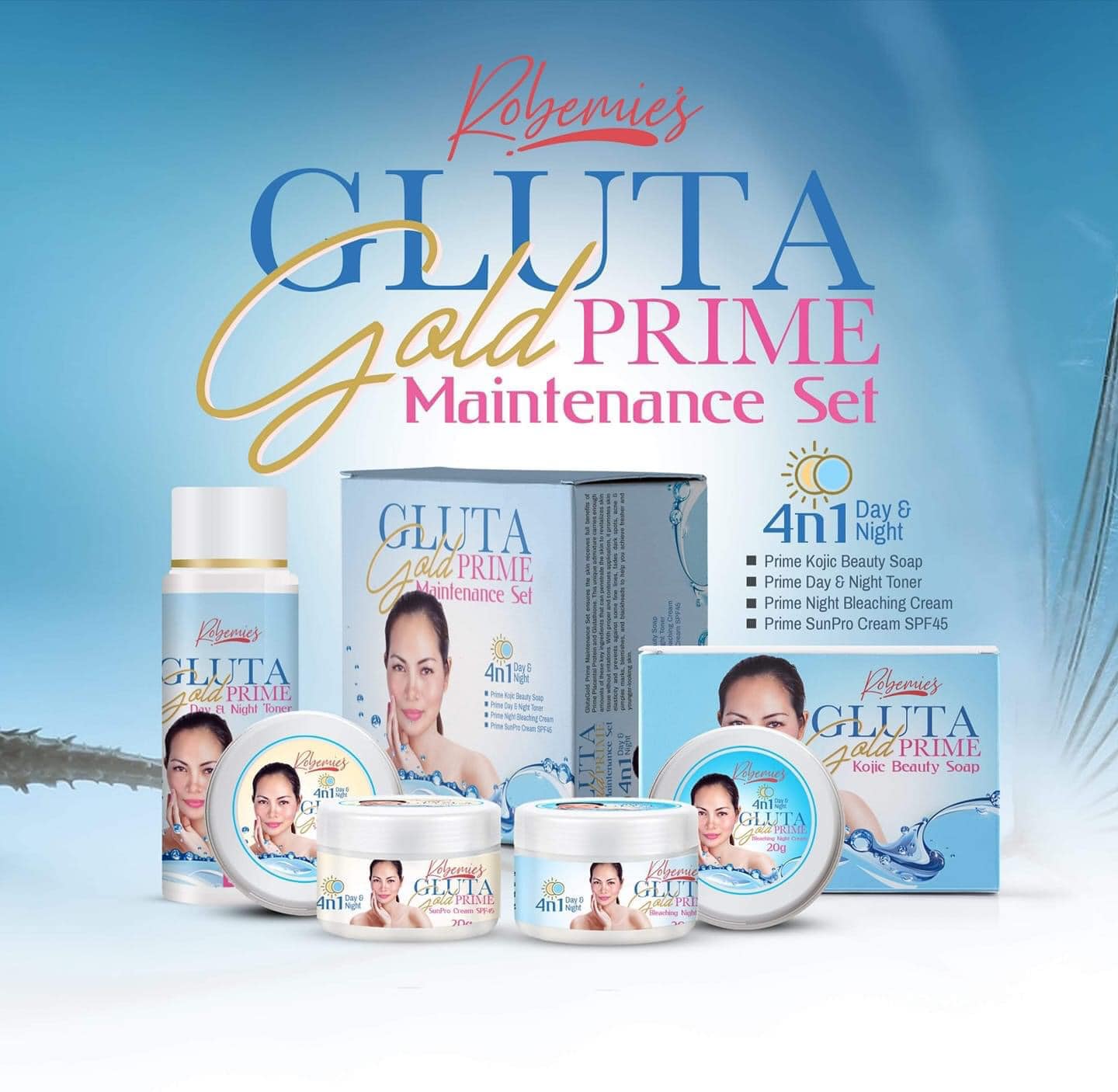 Glutagold Prime Maintenance Set 4in1