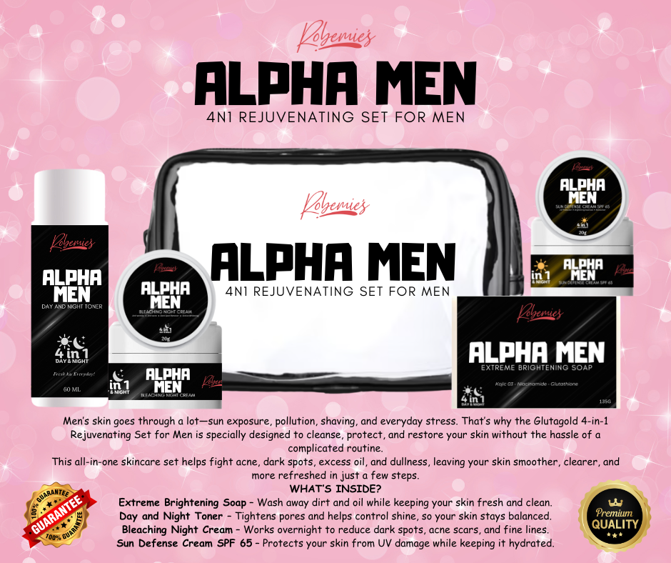 Robemies Alpha Men 4 in 1 Rejuvenating Set