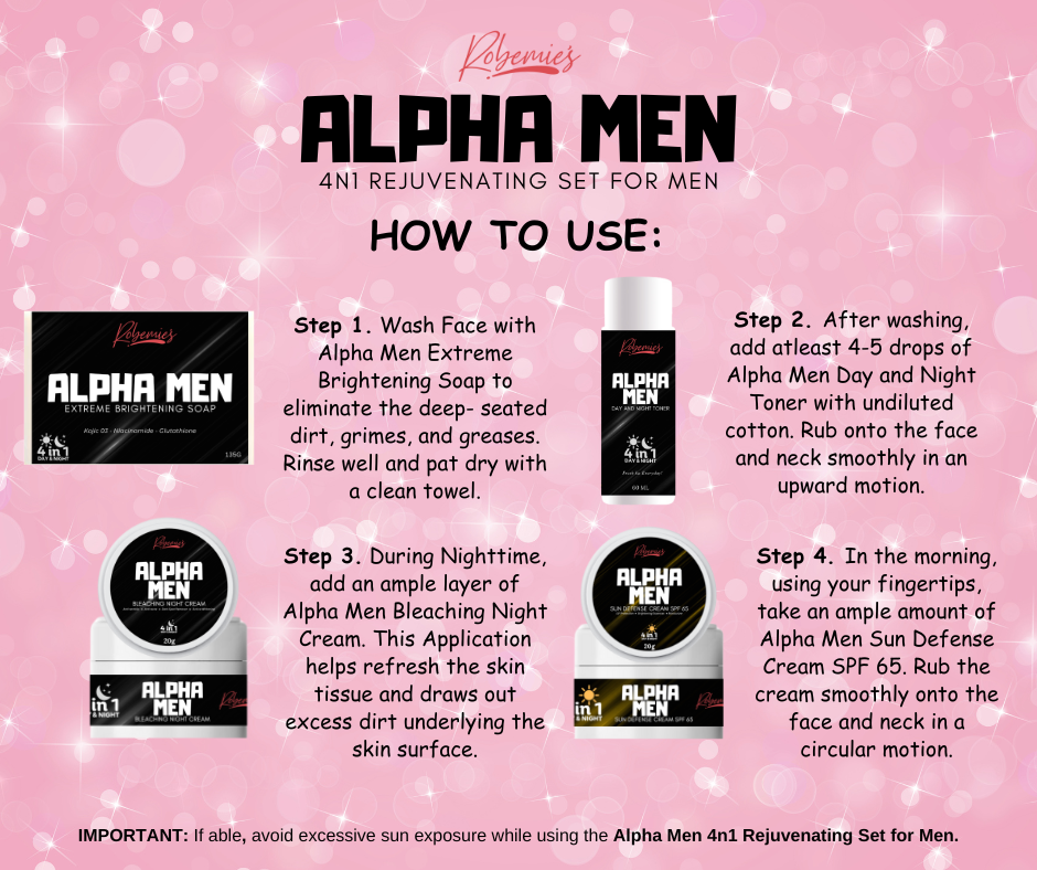 Robemies Alpha Men 4 in 1 Rejuvenating Set