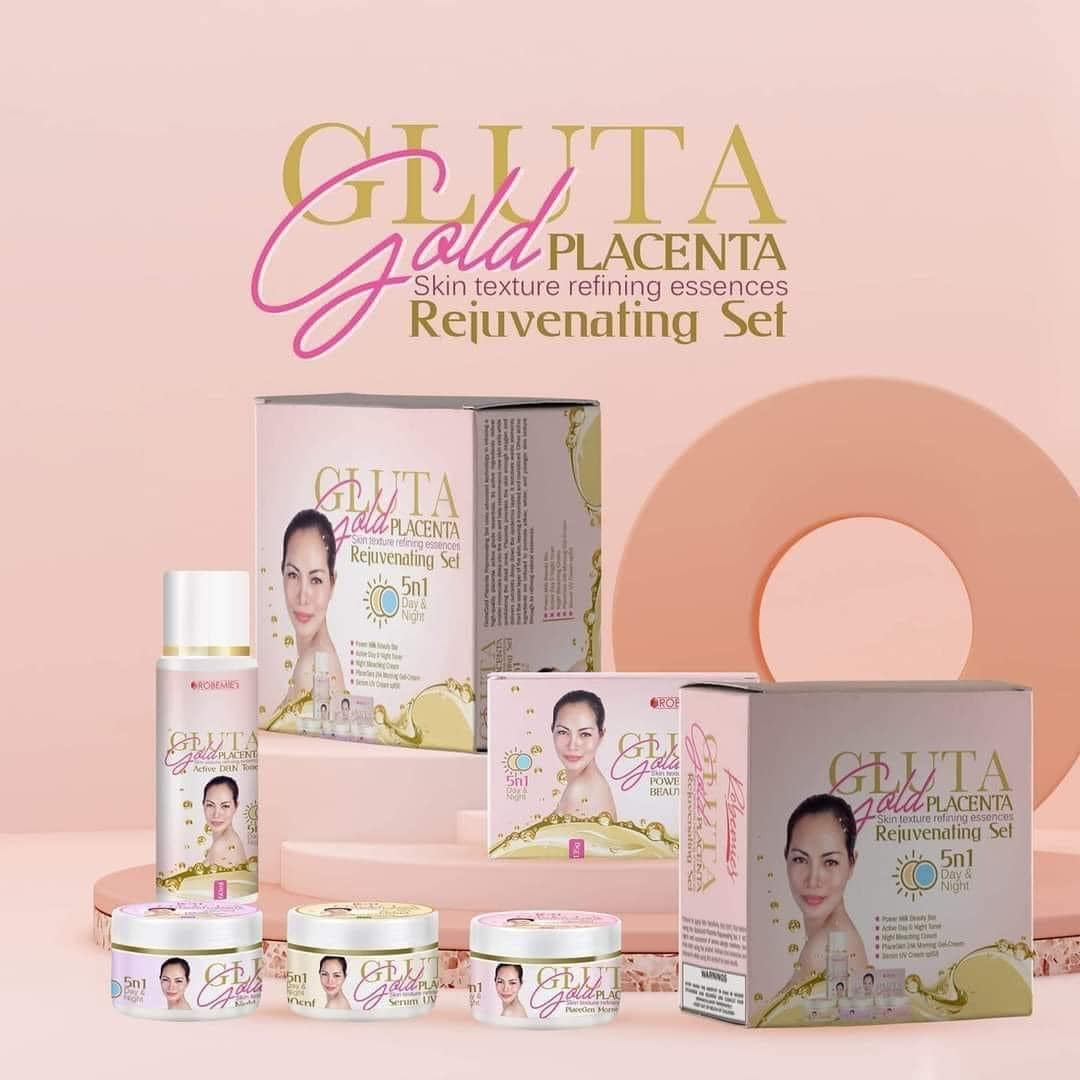 Glutagold Placenta Rejuvenating Set 5 in 1