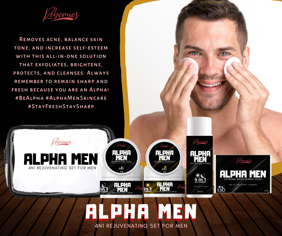 Robemies Alpha Men 4 in 1 Rejuvenating Set